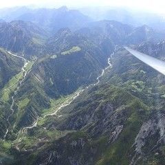 Flugwegposition um 13:24:20: Aufgenommen in der Nähe von 39030 Prags, Südtirol, Italien in 3446 Meter
